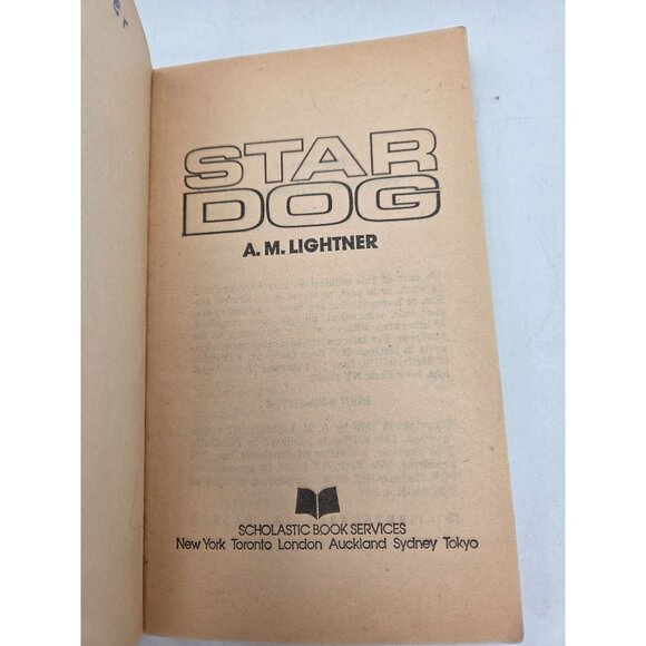 Star Dog By A.M. Lightner Paperback Book 1973 Edition Scholastic Printed USA - Picture 6 of 7